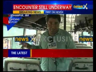 Скачать видео: NewsX Exclusive: Militant attack BSF convoy in Jammu and Kashmir