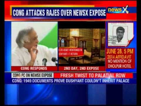 Congress steps up attack on Vasundhara Raje over Dholpur Palace issue, produces more documents