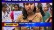 Students and teachers hold protest, demand principal Thampu removal