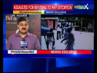 West Bengal: 15 men thrash hotelier, caught on camera.