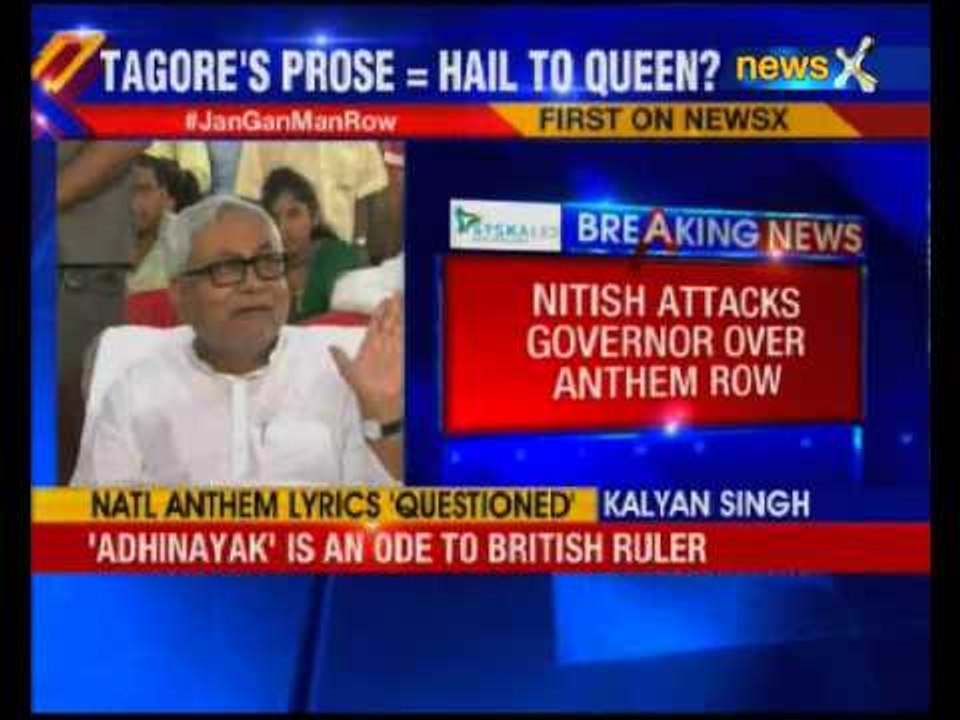 Nitish Kumar attacks Rajasthan Governor Kalyan Singh over anthem row