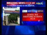 School bus overturns in Delhi's Kashmere Gate area, 10 children injured