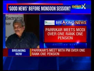Manohar Parrikar meet PM Modi over one rank one pension