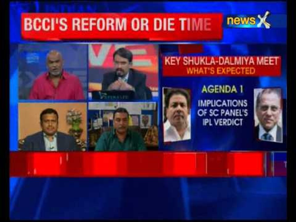 Rajeev Shukla meets BCCI president Jagmohan Dalmiya