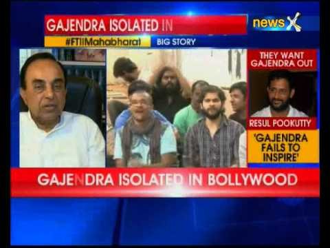 FTII Row: Subramanian Swamy exclusively on NewsX