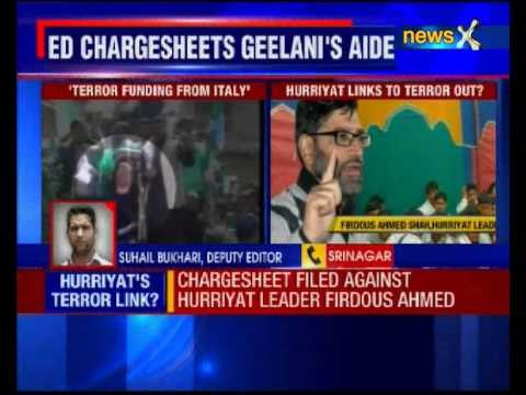 ED claims funds were used for 'Unlawful terror activity', chargesheet against Firdous Ahmed Shah