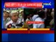 BS Bassi interacts with press after he met with Kejriwal