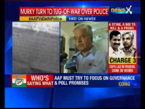 AAP claims Delhi Police bus tried to mow down its leader Dilip Pandey