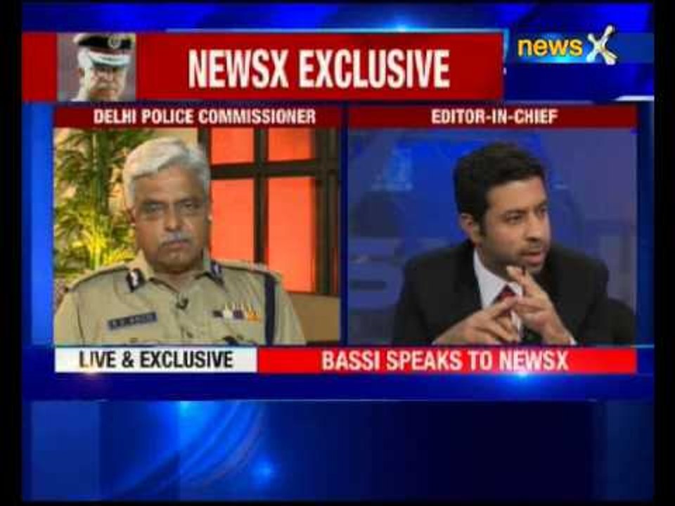 Delhi police commissioner speaks to NewsX