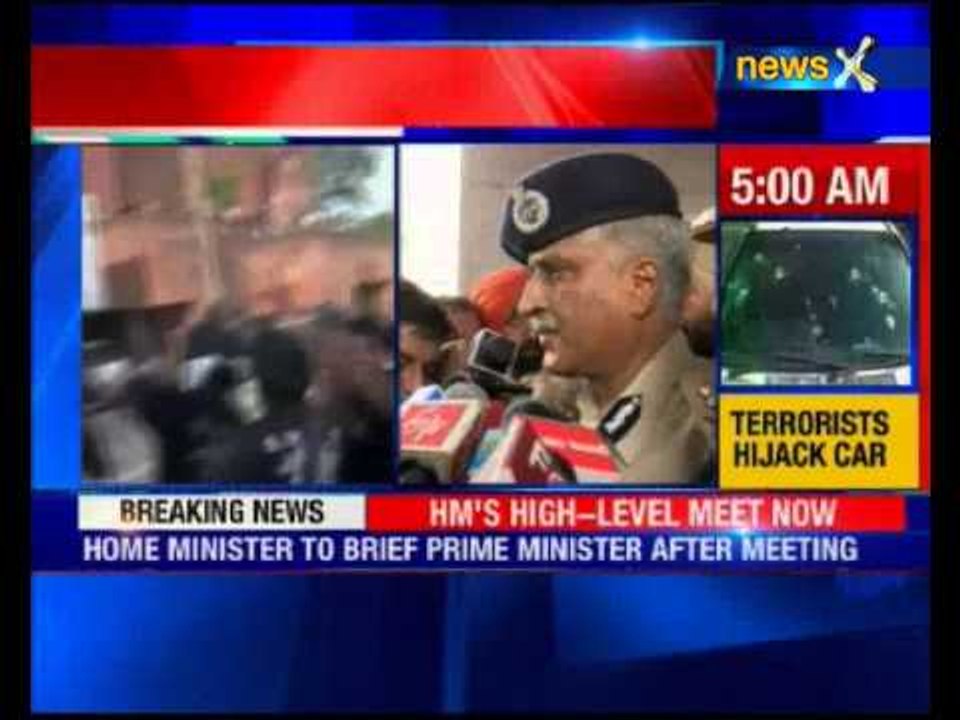Terrorist attack in Punjab: High level meet in Delhi including Defence Minister and NSA