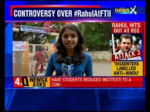 FTII Row: Have students reduced institute to a Congress party platform?