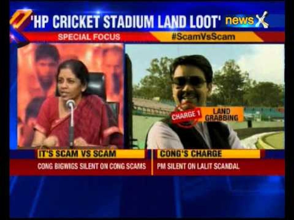 Congress alleges Himachal cricket scam, guns for Anurag Thakur