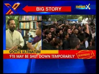 FTII protest reaches Delhi