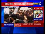 FTII protest in Delhi: FTII students clash with cops during protest march
