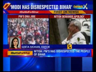 PM Modi has disrespected the people of Bihar: Nitish Kumar