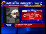 Yogendra Yadav detained, Arvind Kejriwal condemns Delhi police action