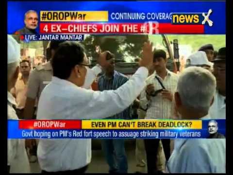 Prime Minister Narendra Modi likely to make an announcement on OROP during I-Day address