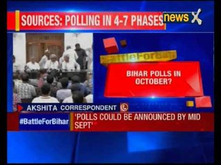 4 phase Bihar polls from mid-October