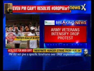 OROP Protest: Ex-servicemen on fast unto death, service chiefs urge quick resolution