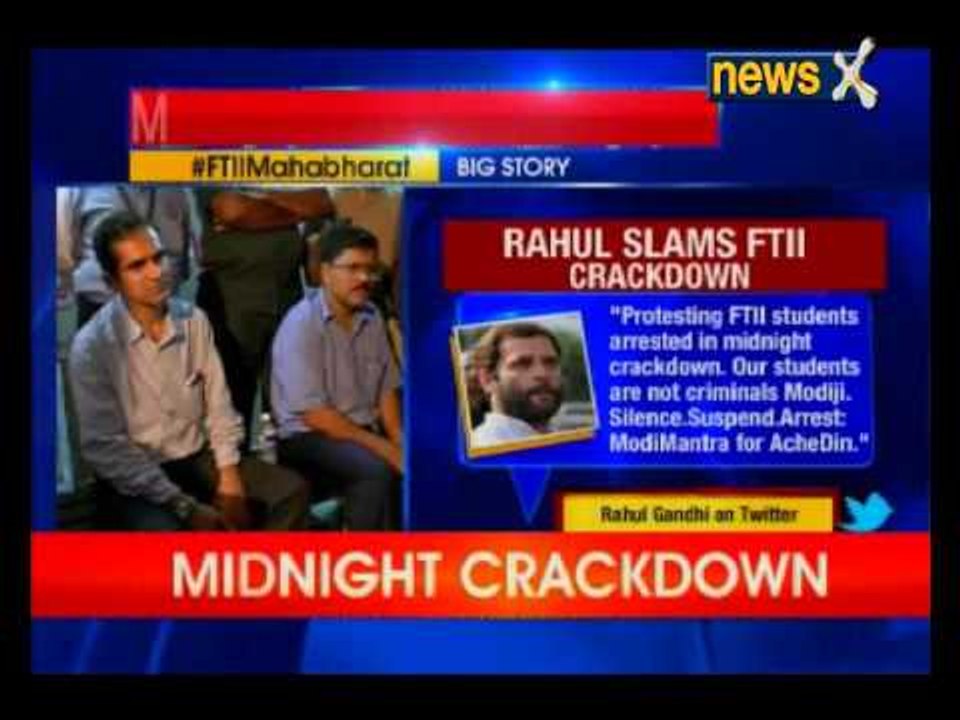 Our students are not criminals Modiji: Rahul Ga...