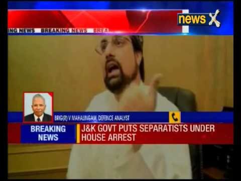 Separatist leaders under house arrest ahead of NSA talks