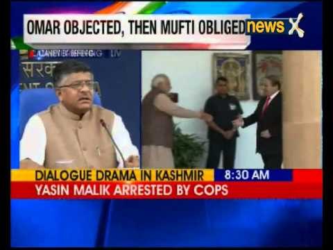 Kashmiri Separatists house arrest ahead of their meeting with Sartaz Aziz