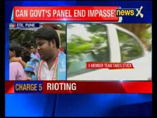 FTII row: Three-member panel begins talks