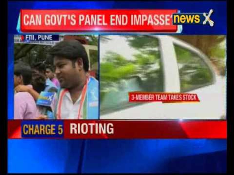 FTII row: Three-member panel begins talks