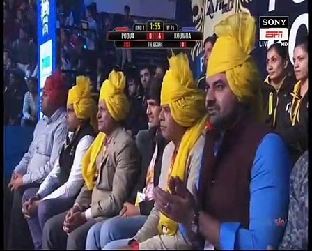 PWL 3 Day 8_ Pooja Vs Koumba Larroque at Pro Wrestling League 2018 season 3_ Full Match