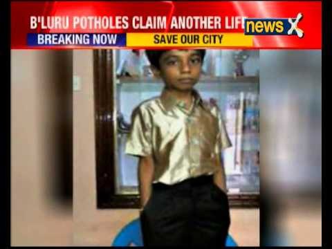 9 year old child dies due to potholes in Bangalore