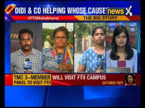 Mamata sends TMC MPs to support agitating FTII students