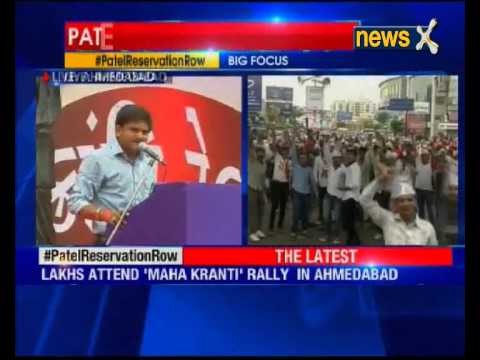 Maha-Kranti Rally: Hardik threatens BJP, says Patel community not beggars