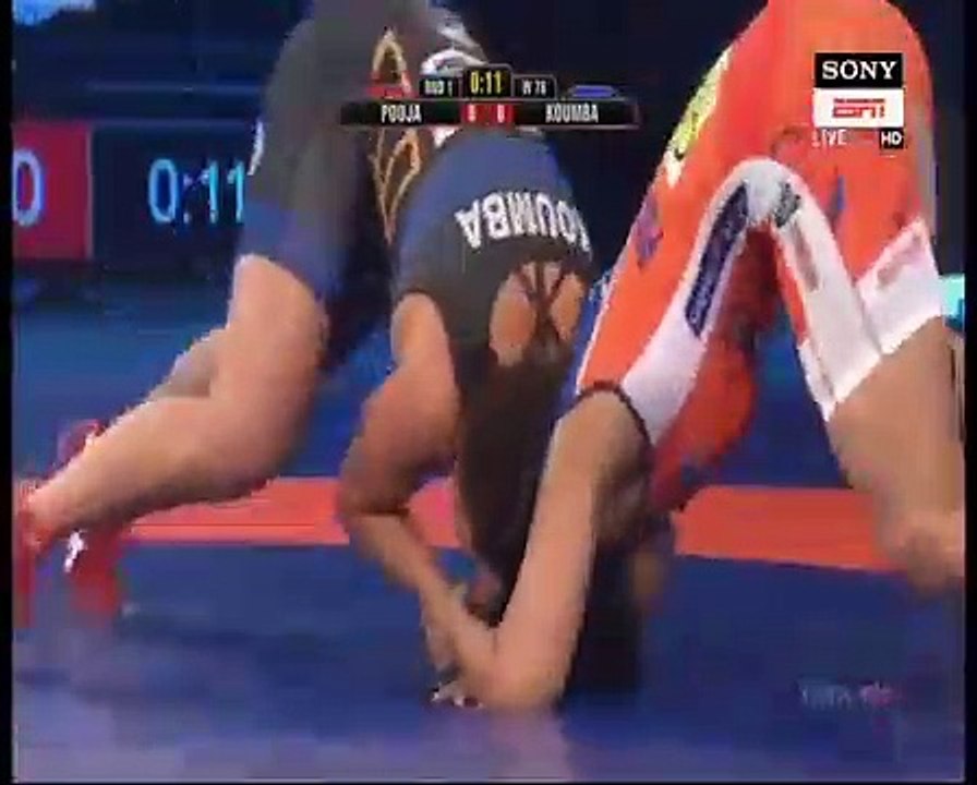 PWL 3 Day 8_ Pooja VS Koumba Larroque Pro Wrestling League at season 3 _Highlights
