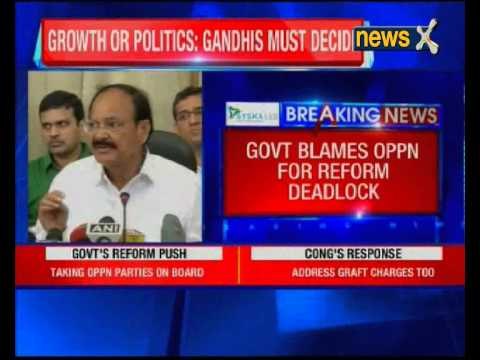 Government blames opposition for reform deadlock