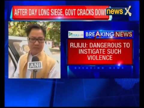 MoS Home Minister Kiren Rijiju speaks on Patel agitation