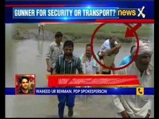 MLA riding on his gunner's back