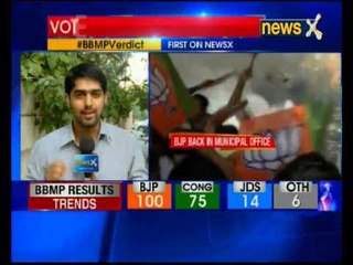 BJP win simple majority in BBMP polls