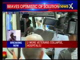 OROP: Two more army veterans rushed to hospital