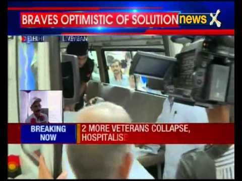 OROP: Two more army veterans rushed to hospital