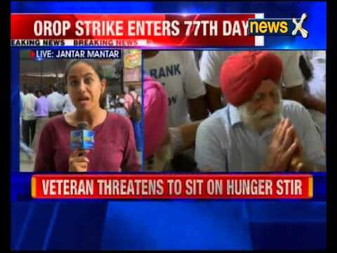 OROP protest: 98 year old veteran ready to join OROP stir