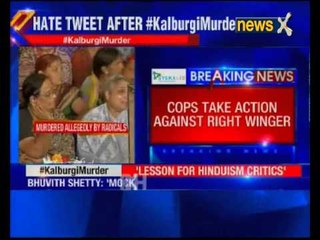 Threat tweet after MM Kalburgi murder: Youth arrested in Bantwal