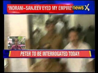 Peter Mukerjea arrives at Khar police station to record statement