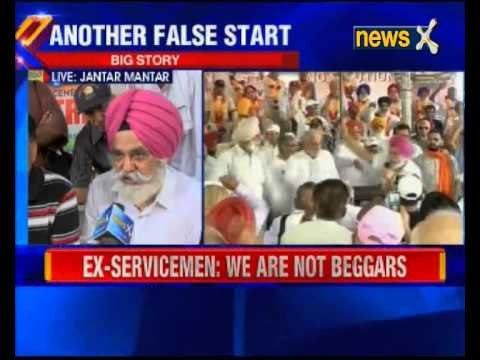 OROP protest: Government has money for arms but not veterans, says Mufti