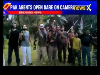 Hizbul terrorists caught on camera