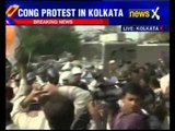 Congress stages protest against deteriorating law and order situation in Kolkata