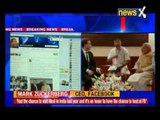 PM Modi to visit Facebook headquarters,said CEO (Mark Zuckerberg)