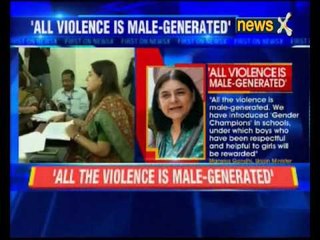 All violence is male-generated, says Maneka Gandhi