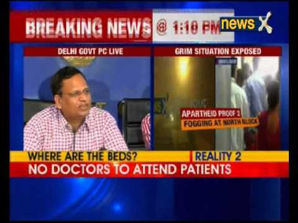 Dengue tests will be free at government hospitals, says Satyendra Jain