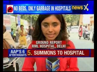 Dengue: Piles of garbage found in AIIMS premises