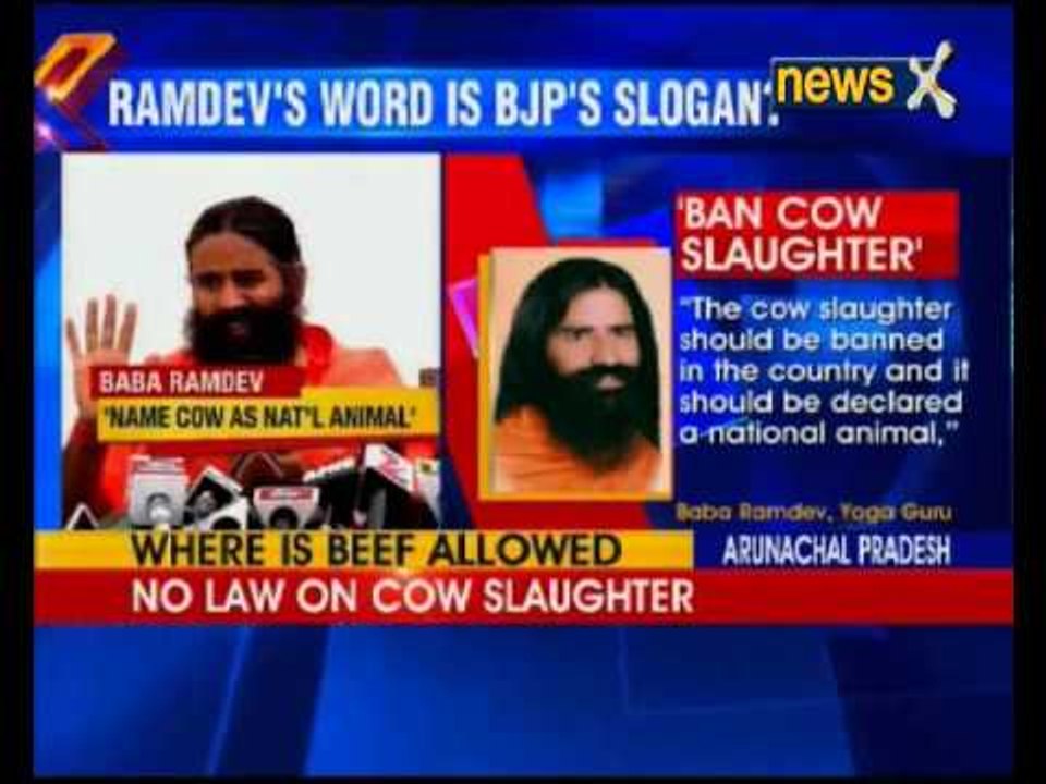 Beef Ban: Yogi Adityanath backs Ramdev's statement that cow should be declared as national animal